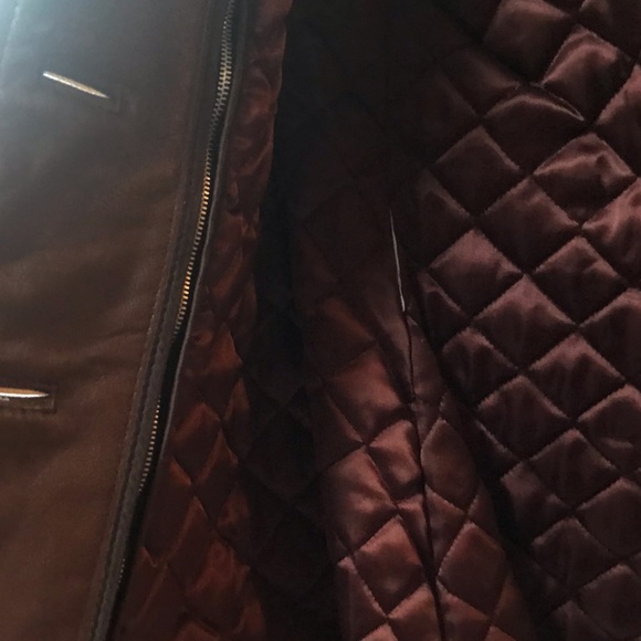 Vintage 1970s Leather and Fur long coat - Picture 5 of 8